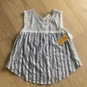 NWT, large tank blouse